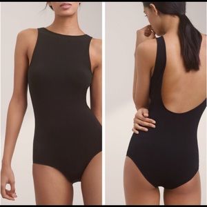 Aritzia Community Bodysuit Black